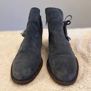 Born Gray Suede Ankle Boots